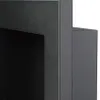Camino a bioetanolo da parete o incasso Lucca Nero L 90 x P Anteprima dell’immagine prodotto 8