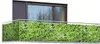 A balcony railing covered with a green ivy-like privacy screen. Produktbild-Vorschau