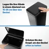 Automatický odpadkový koš z nerezové oceli, 50L senzorový Náhled obrázku produktu 4