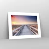 Poster - Poster ohne Rahmen - Weg Meer Brücke - 40x30 cm - Produktbild-Vorschau 7