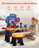 Établi pour enfants VEVOR, établi de 181 pièces avec outils Voir les images du produit 2