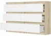 Komoda 120 cm 6 zásuvek skříňka FRAMIRE R-120 mix sonoma Náhled obrázku produktu 7
