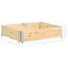 Letto rialzato 100x100 cm in legno di pino massiccio Anteprima dell’immagine prodotto 5