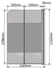 Duschabtrennung Glas 141x117cm Teilsaniert Produktbild-Vorschau 6