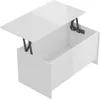 vidaXL Konferenční stolek vysoký lesk bílý 102x55,5x52,5 cm Náhled obrázku produktu 6