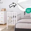 ZEE BAMBI Łóżeczko dostawne niemowlęce 100x50 cm białe z Podgląd zdjęcia produktu 1