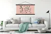 MuchoWow® Textilposter Weltkarte - Tier - Rosa 120x60 cm Produktbild-Vorschau 3