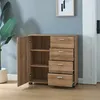 Sideboard 'Döbritz' 84x80x28cm Eiche Produktbild-Vorschau 2
