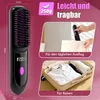 Glättbürste, 2 in 1 Haarglätter Bürste kabellose, mit LED Produktbild-Vorschau 5