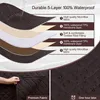 100% vodotěsné kryty pohovky ve tvaru písmene L 3 kusy Náhled obrázku produktu 2