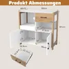 Kuchyňská skříňka, příborník, komoda, 2 dvířka a zásuvka, Náhled obrázku produktu 6
