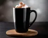 Szklanki czarne Ala GLASMARK zestaw 4szt kubki kawę latte Podgląd zdjęcia produktu 4