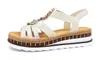 Rieker Komfort Sandalen Aleria Damen 31353439353931 Gold 37 Produktbild-Vorschau 43