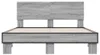vidaXL Struttura letto grigio Sonoma 120x200 cm in legno e Anteprima dell’immagine prodotto 4