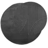 vidaXL Teppich IZA Kurzflor Skandi-Stil Anthrazit Ø 80 cm Produktbild-Vorschau 3