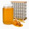 MIKONI 8 sztuk słoików do przetworów 900 ml z białą Podgląd zdjęcia produktu 1