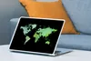 MuchoWow® Laptop Aufkleber Sticker Cover Weltkarte - Grün - Produktbild-Vorschau 4