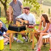 KOMFOTTEU Kempinkový stůl dřevěný rolovací, piknikový stůl Náhled obrázku produktu 2