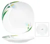 6x Bílý talíř Calla porcelán 6 osob květinové nádobí bílé Náhled obrázku produktu 7