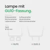 LED line GU10 LED Spot 1W 80lm 230V Produktbild-Vorschau 5