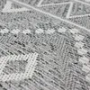 In- & Outdoor Teppich mit Sisal Zickzack Muster graufarben Produktbild-Vorschau 3