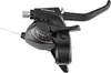 A black bicycle gear shifter and brake lever assembly. Anteprima dell’immagine prodotto