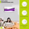 ARTland Leinwandbild Kreatives Element Violett Größe: Produktbild-Vorschau 3