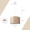 Deckenlampe Wohnzimmer Pendelleuchte Esstisch Lampenschirm Produktbild-Vorschau 3