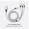 3in1 Ladekabel Set USB-C Lightning Micro-USB 3er Pack 1,2m, Produktbild-Vorschau 7