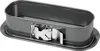 A dark gray rectangular baking pan with a silver clasp mechanism on the side. Anteprima dell’immagine prodotto