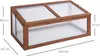 Outsunny Serraggio in legno, mini serra 100 x 65 x 40 cm, Anteprima dell’immagine prodotto 3