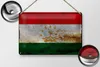 Blechschild Flagge Tadschikistan 30x20cm Tajikistan Rost Produktbild-Vorschau 2