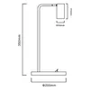 Lampa biurkowa GU10 z włącznikiem/wyłącznikiem czarna Podgląd zdjęcia produktu 9
