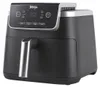 A black Ninja air fryer with a silver handle and control panel is shown against a white background. Náhled obrázku produktu