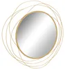 Wandspiegel rund Gold, Rundspiegel asymmetrischer Produktbild-Vorschau 3