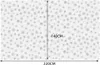 A white tablecloth with a snowflake pattern is shown with dimensions indicated. Podgląd zdjęcia produktu