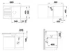 BLANCO ZIA 45 S Compact SILGRANIT softweiß Produktbild-Vorschau 12