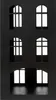 Lanterne Maison A Conduit Bougie Lanterne Fait Main Noir Voir les images du produit 3