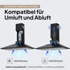 LEVIVO Dunstabzugshaube 90 cm Umluft & Abluft mit 410 m³/h Produktbild-Vorschau 8