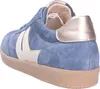 Gabor Dreamvelour jeans panna sportlicher Schnürer Blau in Produktbild-Vorschau 3