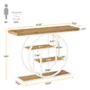 A diagram showing the dimensions of a console table. Anteprima dell’immagine prodotto