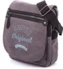 Torba Męska Na Ramię Listonoszka Płócienna w stylu Vintage Podgląd zdjęcia produktu 4
