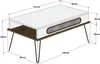Skye Decor, Ekol - White, stoliki kawowe, biały, 105 x 45,8 Podgląd zdjęcia produktu 4