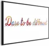 Posterpapier Poster - Dare to Be Different 90x60 cm Text Produktbild-Vorschau 1