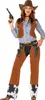 heißes Cowgirl Kostüm für Damen, Größe:M Produktbild-Vorschau 1
