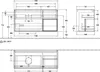 Villeroy & Boch FA52PCGM Waschbeckenunterschrank Finion FA5 Produktbild-Vorschau 3