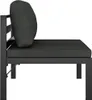 vidaXL 3-tlg. Garten-Sofagarnitur mit Kissen Aluminium Produktbild-Vorschau 5