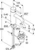 KLUDI BOZZ Mitigeur monocommandé pour lavabo, hauteur Anteprima dell’immagine prodotto 4