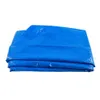 A folded blue tarp on a white background. Podgląd zdjęcia produktu