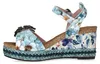 Laura Vita Laura Vita Keilsandalette Blau Produktbild-Vorschau 6
